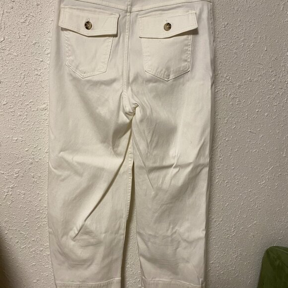 SpanxSupersmooth Stretch Twill Cropped Wide Leg Pant - Picture 7 of 7